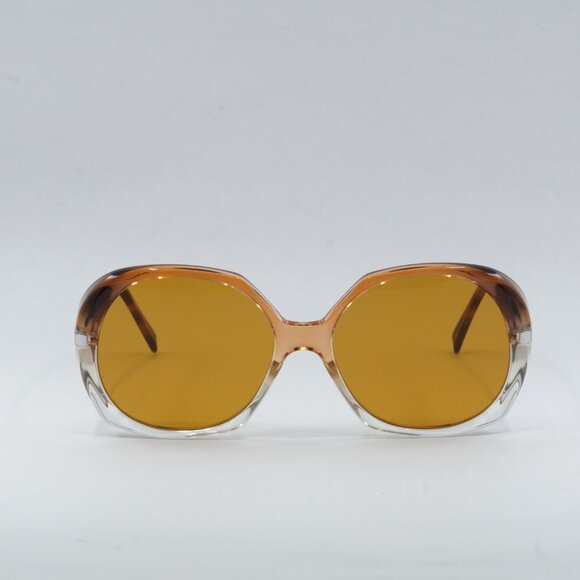 🕶️ New Celine CL40036U 50E Sunglasses - Transparent Brown Frame, Brown Lenses - Picture 2 of 10